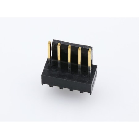 Molex Board Connector, 5 Contact(S), 1 Row(S), Male, Straight, 0.1 Inch Pitch, Solder Terminal, Locking, 1718561005